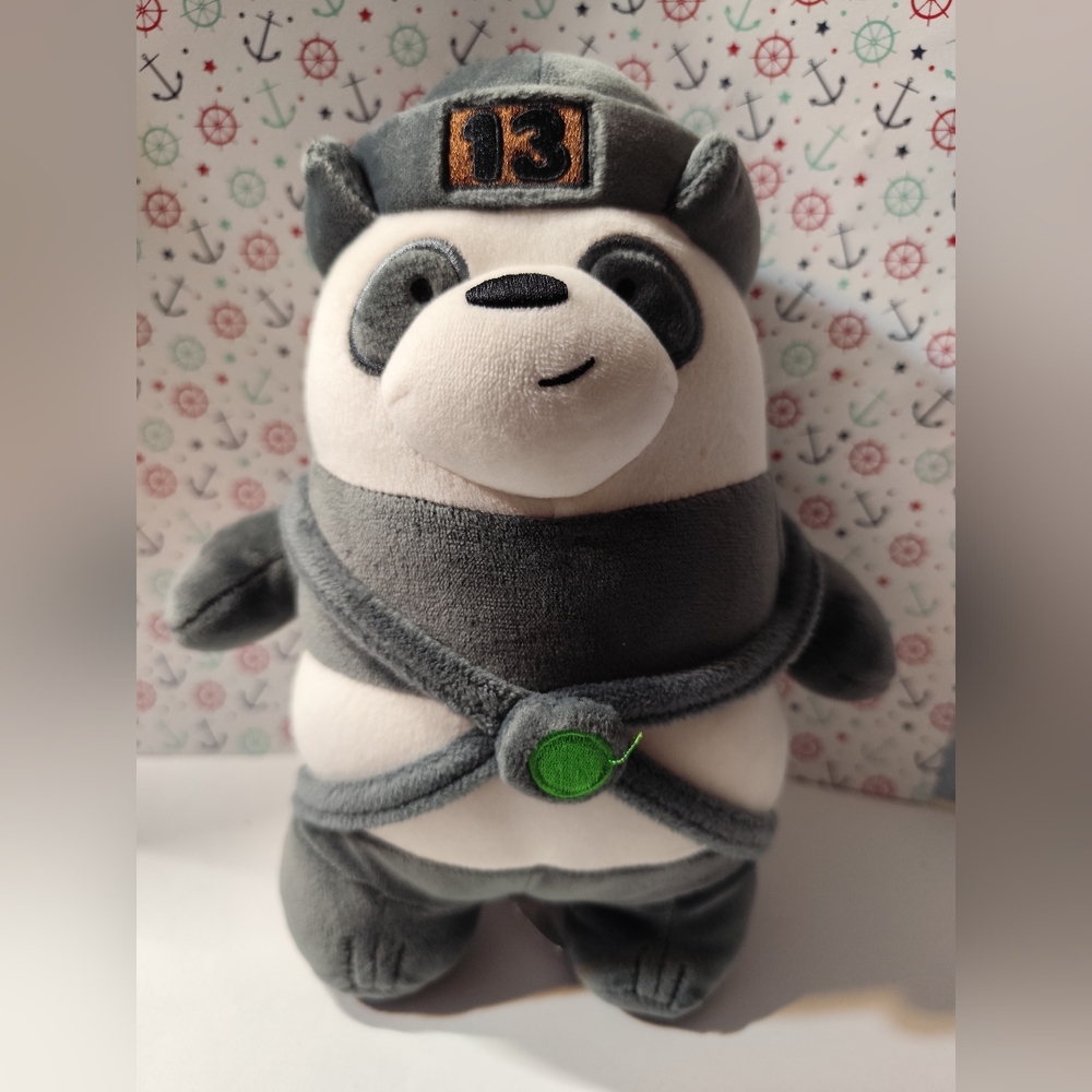 4/$50⭐️Miniso We Bare Bears Plush Toy 10" with Hat Panda